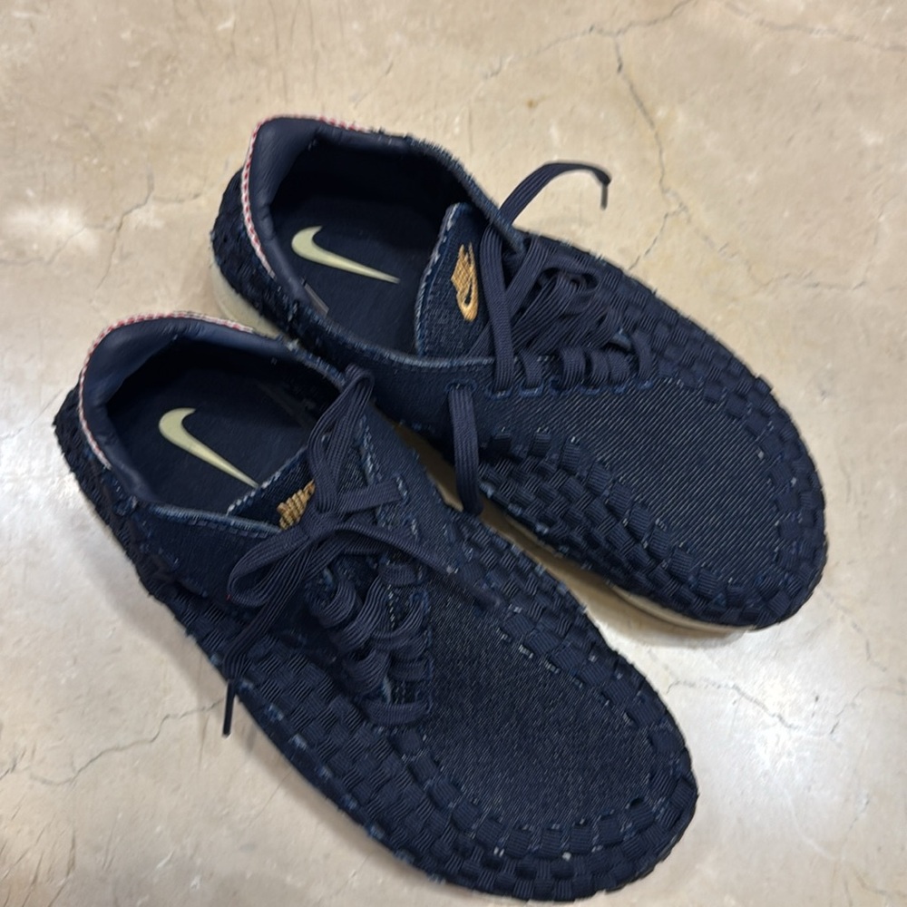 Womens Nike Athletic Sneakers Denim Blue